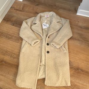 Buddy Love Cream Teddy Jacket